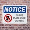 Signmission Do Not Place Used Oil Here, 14 in W x Rectangle, Plastic OS-2PACK-NS-P-1014-L-15475 - alternate 6